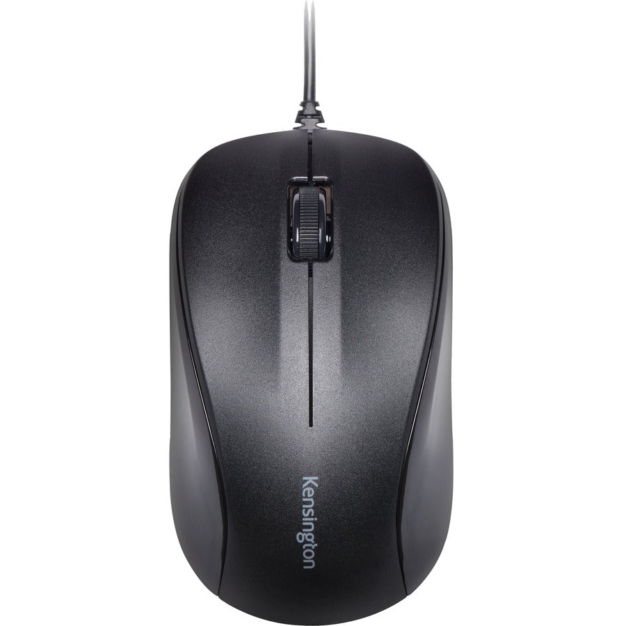Ratón Kensington Con Cable Pro Fit | 5 Botones Ergonómico Para Diestros | Sensor óptico 1000 DPI | Certificado Para Chromebook
