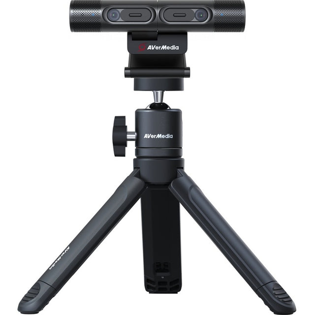 AVerMedia DualCam PW313D Video Conferencing Camera - 5 Megapixel - 30 fps - Black - USB 2.0 - 1 Pack(s)