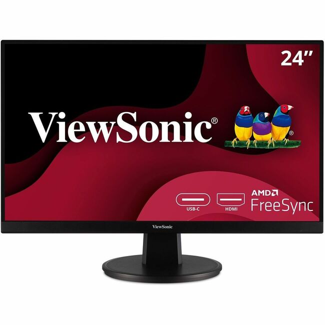 VIEWSONIC 24IN 1080P MVA MONITOR HDMI AND USB-C