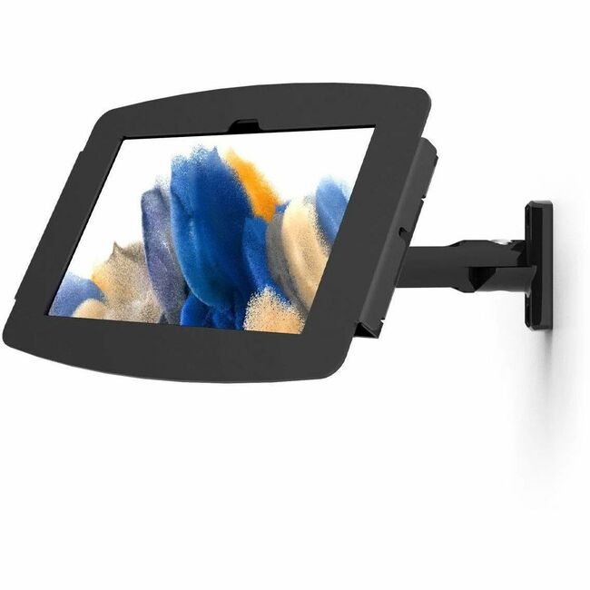 COMPULOCKS GALAXY TAB A8 10.5  SPACE ENCLOSURE SWING WALL MOUNT BLACK