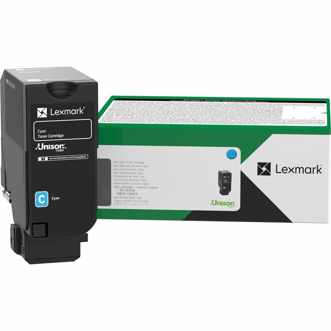 Lexmark 735 Original Laser Toner Cartridge - Cyan Pack