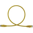 TRIPPLITE CAT6A CABLE SNAGLESS MOLDED YELLOW 3FT