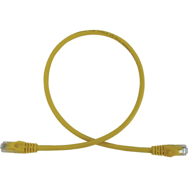 TRIPPLITE CAT6A CABLE SNAGLESS MOLDED YELLOW 3FT