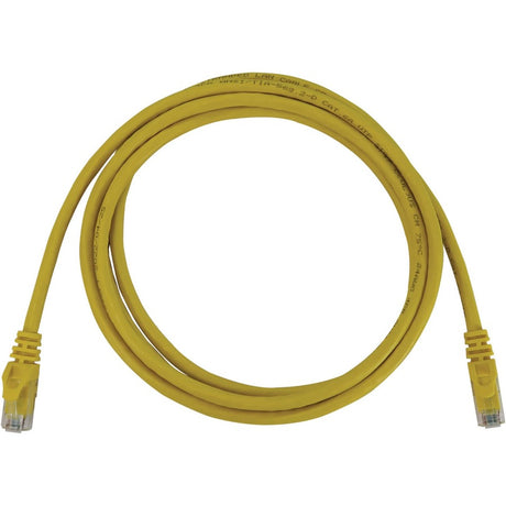 TRIPPLITE CAT6A CABLE SNAGLESS MOLDED YELLOW 5FT