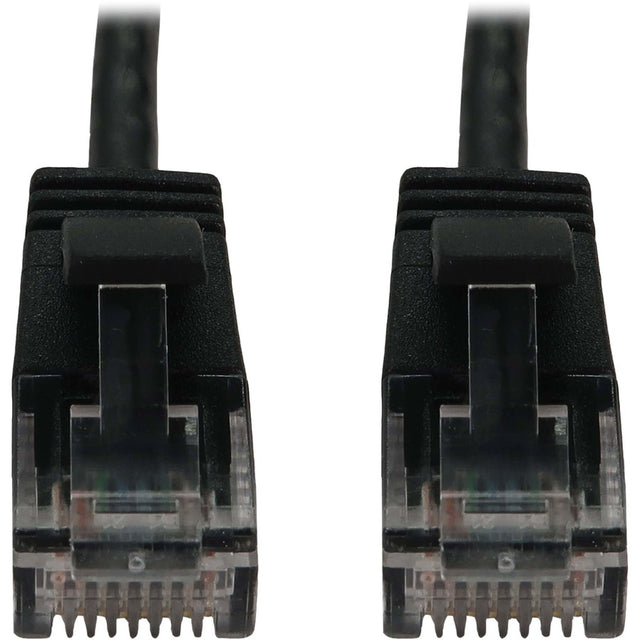 TRIPPLITE CAT6 CABLE SNAGLESS SLIM M/M BLACK 7FT
