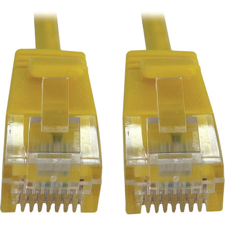TRIPPLITE CAT6 CABLE SNAGLESS SLIM M/M YELLOW 10FT