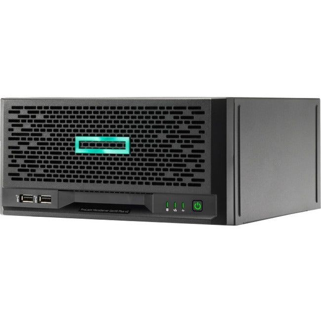 Serveur HPE ProLiant MicroServer Gen10 Plus v2 Ultra Micro Tower - 1 x Intel Pentium Gold G6405 4,10 GHz - 16 Go RAM - Contrôleur Serial ATA/600