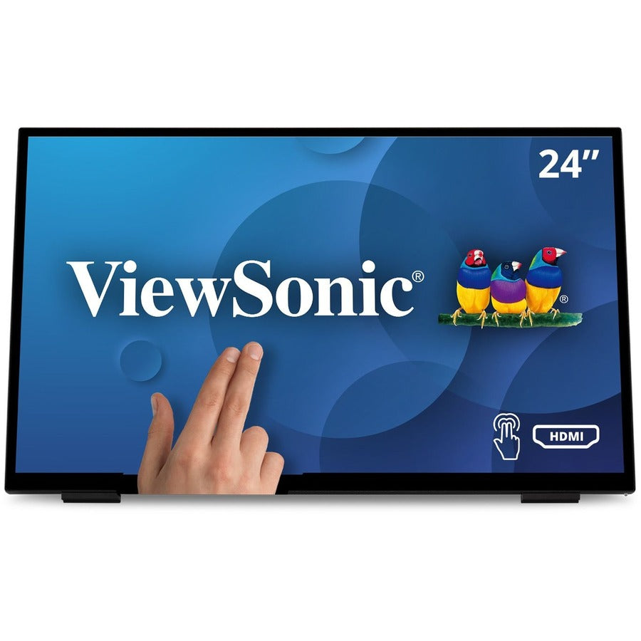 Écran tactile LCD ViewSonic TD2465 de 24 pouces - 16:9 - Temps de réponse de 7 ms