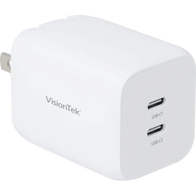 Adaptateur d'alimentation VisionTek 65 W GaN II - 2 ports