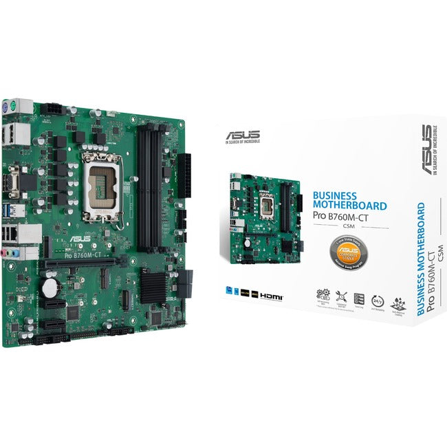 ASUS PRO B760M-CT-CSM INTEL SOCKET LGA1700 FOR 12th, 13th AND 14TH GEN 128GB DDR