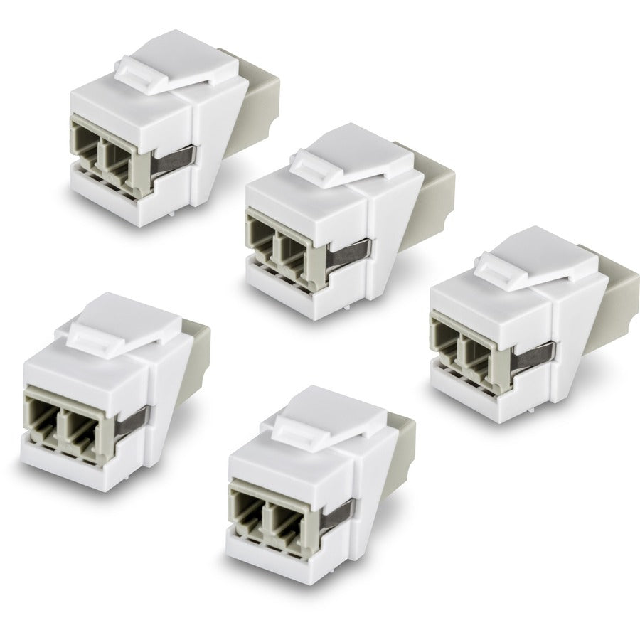 Coupleurs Keystone pour fibre optique duplex LC TRENDnet - TC-K05LC (lot de 5)