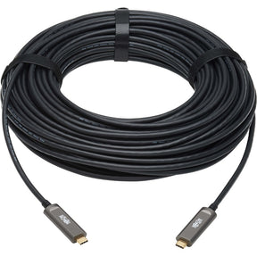 Tripp Lite by Eaton USB 3.2 Gen 2 Fiber Active Optical Cable, M/M, 20 m (66 ft.)