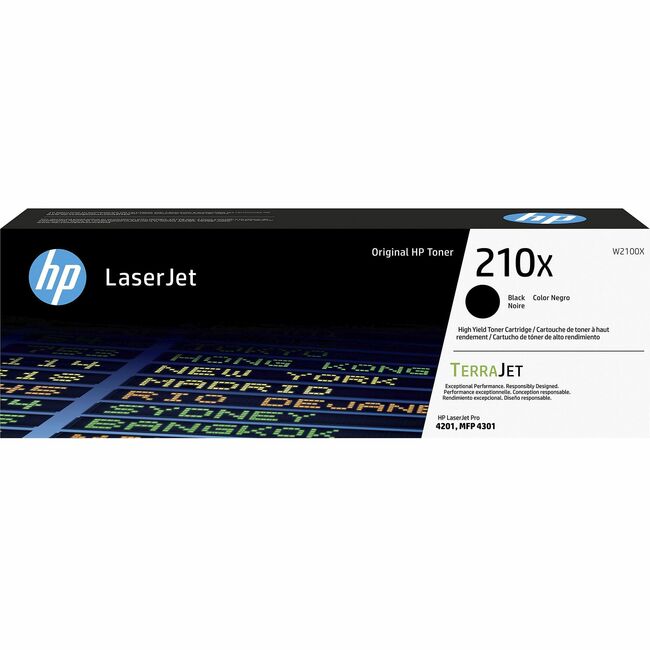 Cartouche de toner laser HP 210X d'origine à haut rendement - Pack noir