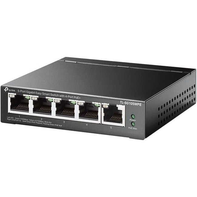 TP-Link 5-Port Gigabit Easy Smart Switch with 4-Port PoE+