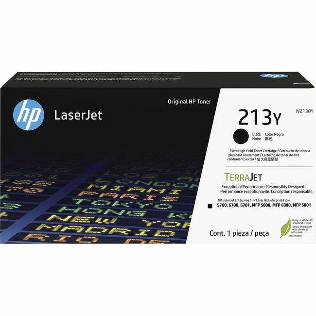 Cartouche de toner laser d'origine HP 213Y - Pack noir