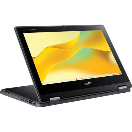 Acer Chromebook Spin 511 R756T R756T-C38U 11.6" Touchscreen Convertible 2 in 1 Chromebook - HD - Intel N100 - 4 GB - 32 GB Flash Memory - English (US), French Keyboard - Shale Black