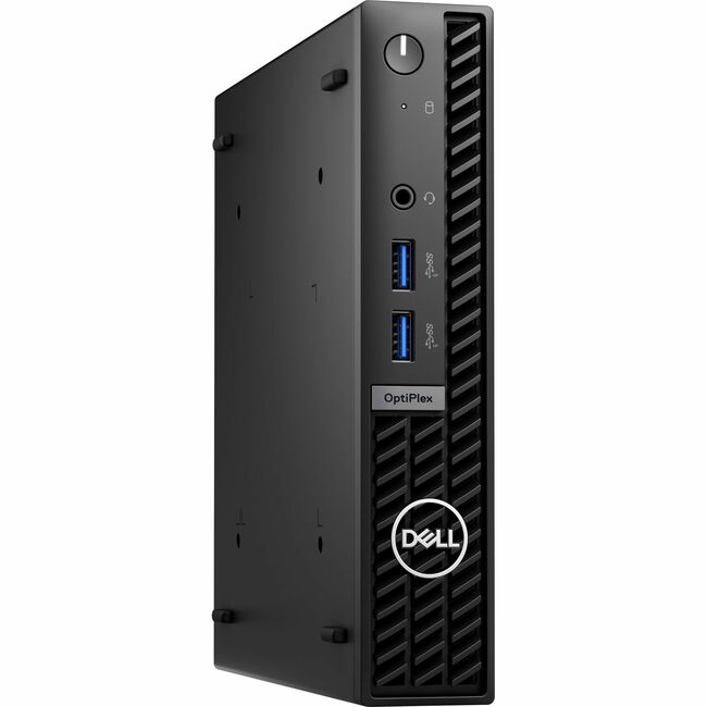 Dell OptiPlex 7000 7010 Desktop Computer - Intel Core i7 13th Gen i7-13700T Hexadeca-core (16 Core) 1.40 GHz - 16 GB RAM DDR5 SDRAM - 512 GB M.2 PCI Express NVMe SSD - Micro PC - Black