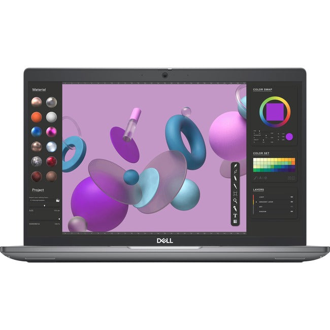 Dell Precision 3000 3480 14" Mobile Workstation - Full HD - 1920 x 1080 - Intel Core i5 13th Gen i5-1350P Dodeca-core (12 Core) 1.90 GHz - 16 GB Total RAM - 512 GB SSD - Titan Gray