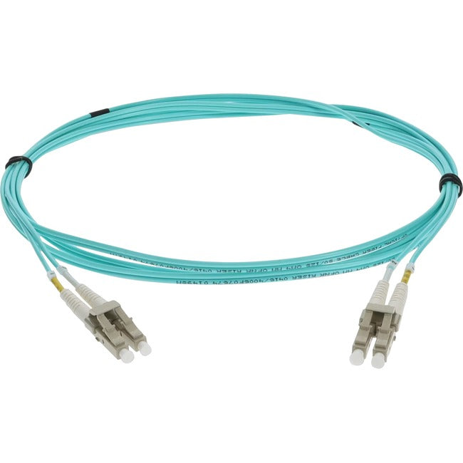 ADDON 3.5M LC (MALE) TO LC (MALE) OM4 STRAIGHT AQUA DUPLEX FIBER OFNR (RISER-RAT