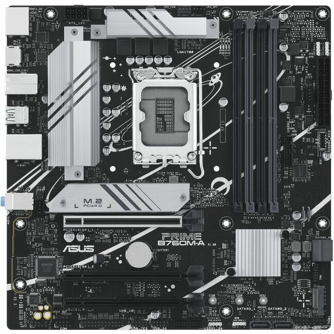 ASUS PRIME B760M-A INTEL SOCKET LGA1700 FOR 12th, 13th AND 14TH GEN 128GB, DDR5