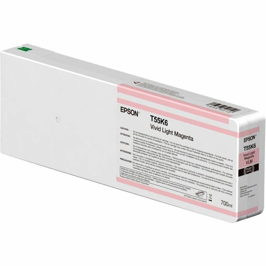 Epson UltraChrome HD Original Inkjet Ink Cartridge - Vivid Light Magenta - T55K600