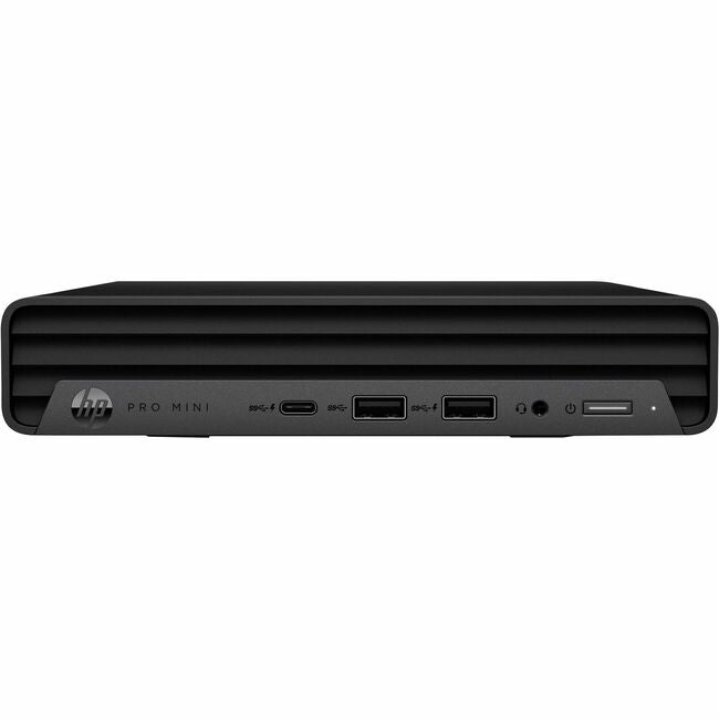 HP Pro Mini Pro Mini 400 G9 Desktop Computer - Intel Core i5 12th Gen i5-12500T Hexa-core (6 Core) 2 GHz - 16 GB RAM DDR4 SDRAM - 256 GB M.2 PCI Express NVMe SSD - Desktop Mini - Black