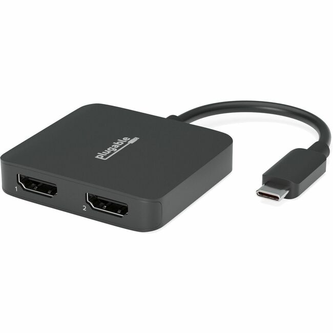 Adaptateur USB C vers HDMI enfichable pour deux moniteurs