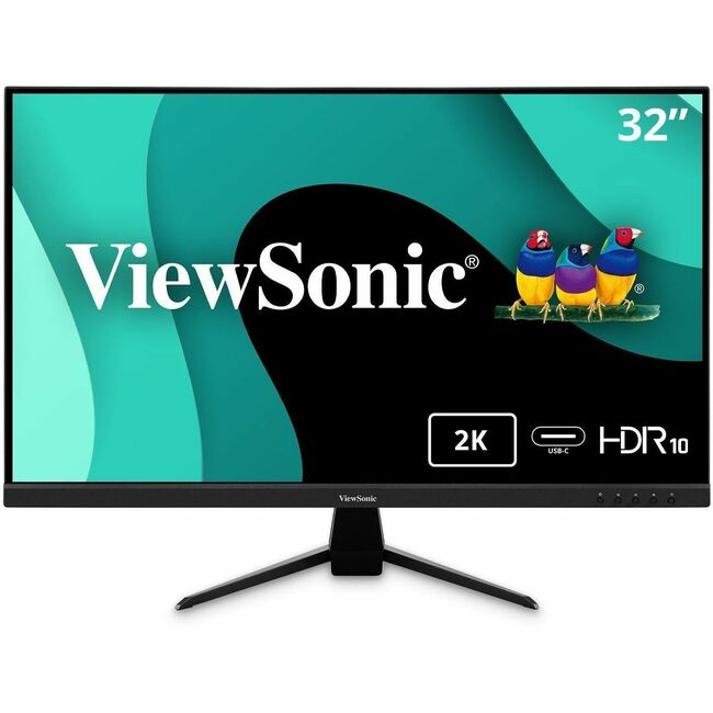 VIEWSONIC 32INC 1440P IPS MONITOR WITH 65W USB C, HDMI, DP, AND HDR10.