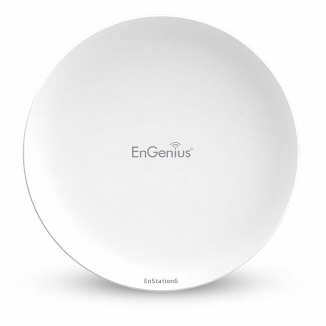 EnGenius EnStation 6 Single Band IEEE 802.11 a/b/g/n/ac/ax/e 1.17 Gbit/s Wireless Bridge - Outdoor