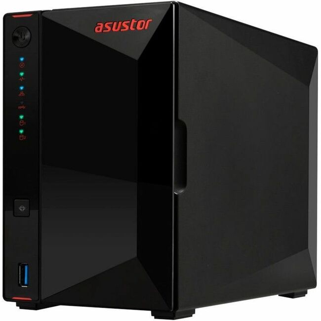 ASUSTOR NIMBUSTOR 2 GEN2 AS5402T 2 BAY NAS, QUAD-CORE 2.0GHZ CPU, DUAL 2.5GBE PO