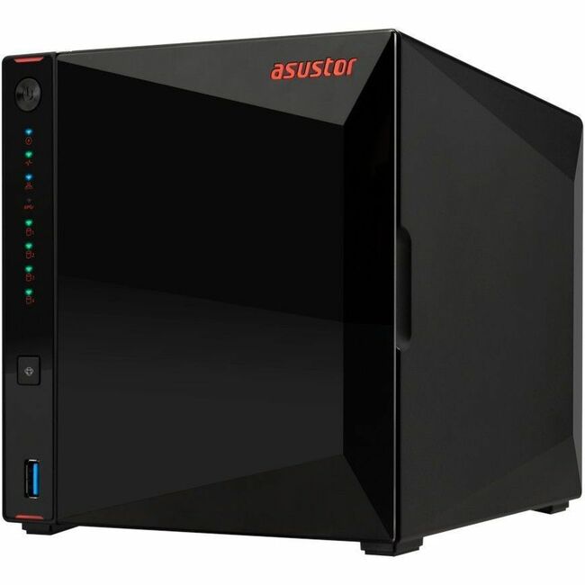 ASUSTOR NIMBUSTOR 4 GEN2 AS5404T 4 BAY NAS, QUAD-CORE 2.0GHZ CPU, DUAL 2.5GBE PO