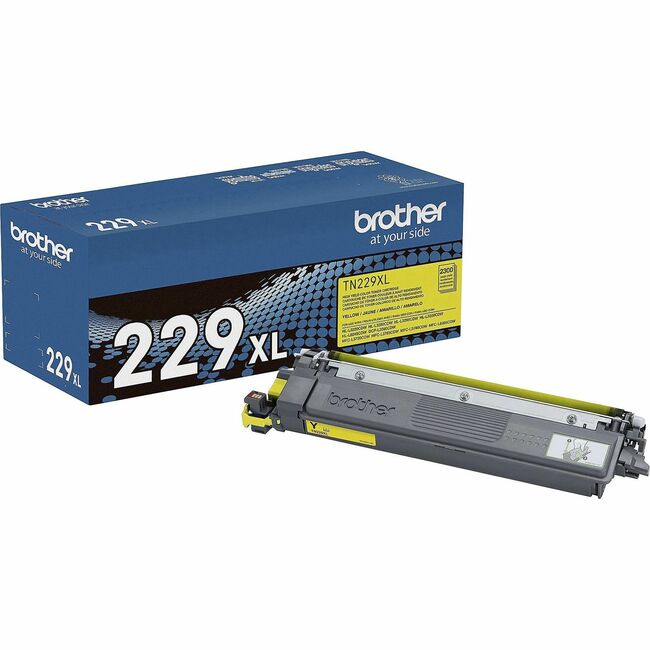 Brother Original High Yield Laser Toner Cartridge - Yellow - 1 Each