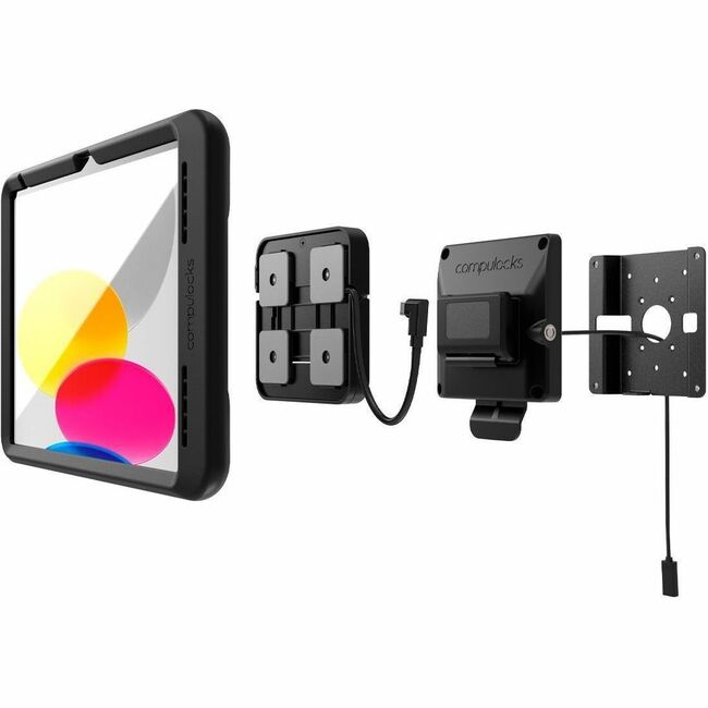 SUPPORT MURAL COMPULOCKS IPAD 10,9 POUCES 10E GÉNÉRATION POWERMOVE NOIR