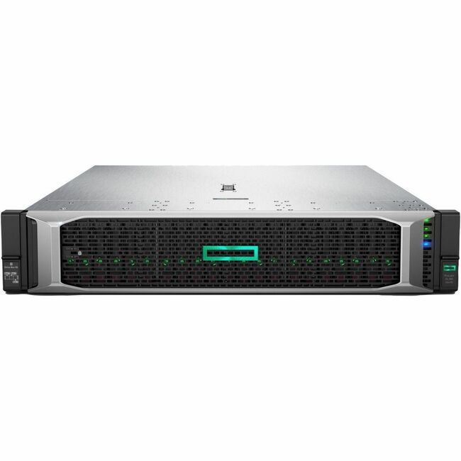 Serveur rack 2U HPE ProLiant DL380 G10 - 1 x Intel Xeon Silver 4208 2,10 GHz - 64 Go de RAM - 960 Go de SSD - (2 x 480 Go) Configuration SSD - Serial ATA, contrôleur SAS 12 Gb/s