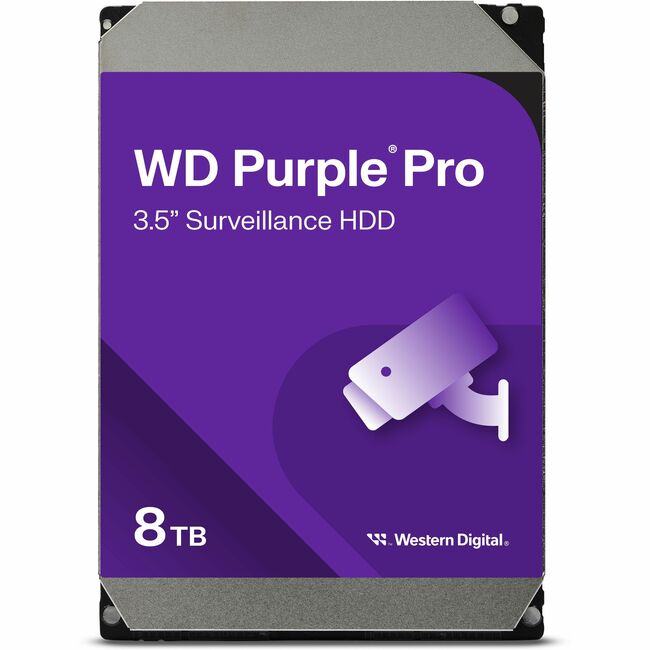 WD Purple Pro WD8002PURP 8 TB Hard Drive - 3.5" Internal - SATA (SATA/600)