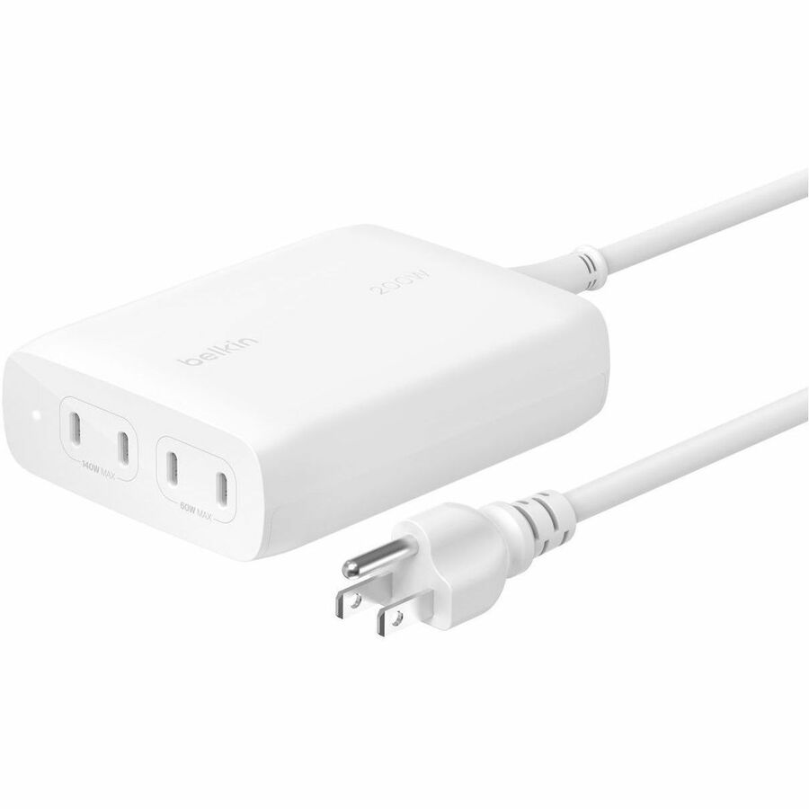 Chargeur Belkin BoostCharge Pro 200 W 4 ports USB-C GaN WCH015DQWH