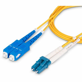 7M (22.9FT) LC TO SC (UPC) OS2 SINGLE MODE DUPLEX FIBER OPTIC CABLE, 9/125 M, 10