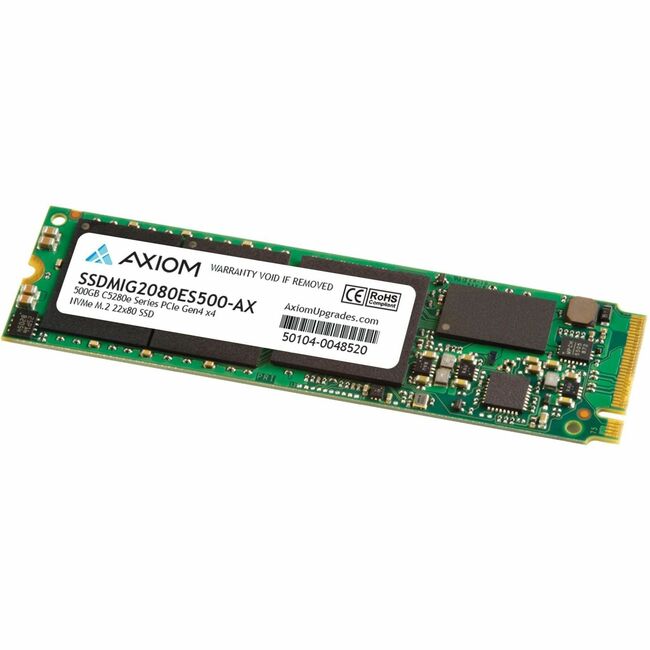 AXIOM 500GB C5280E SERIES PCIE GEN4 X4 NVME M.2 22X80 SSD - 3D NAND