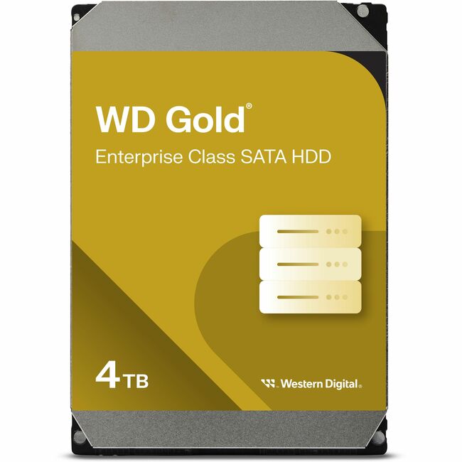 WD Gold WD4004FRYZ 4 TB Hard Drive - 3.5" Internal - SATA (SATA/600)