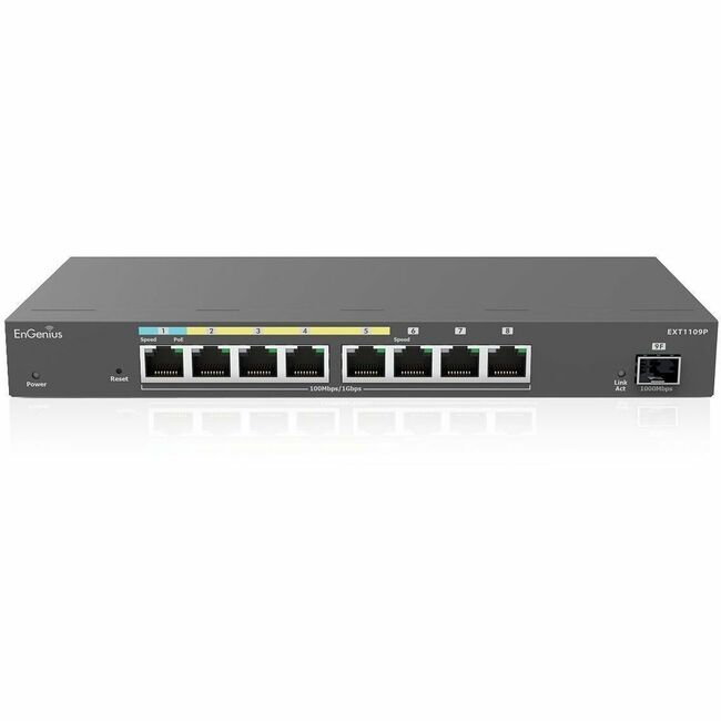 EnGenius 3xGE, 4xGE PoE, 1xGE PD Switch Extender with 1 SFP Port