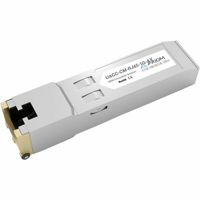 AXIOM 1000BASE-T SFP TRANSCEIVER FOR UBIQUITI - UACC-CM-RJ45-1G