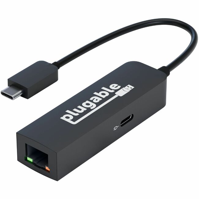 Adaptateur USB C vers Ethernet 2,5 Gb enfichable avec charge USB-C PD 100 W, adaptateur Ethernet USB Type C 2,5 Gigabit