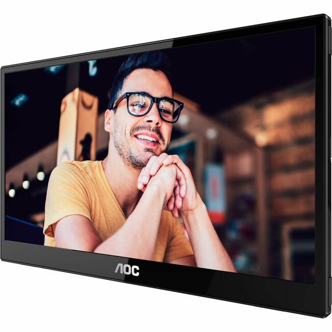 Moniteur LCD Full HD AOC 16T3E 16" - Noir