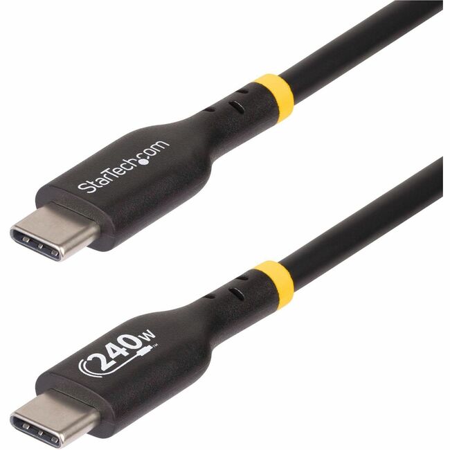 CÂBLE DE CHARGEMENT USB-C STARTECH 13FT, CÂBLE USB C CERTIFIÉ USB-IF, 240W PD EPR, U