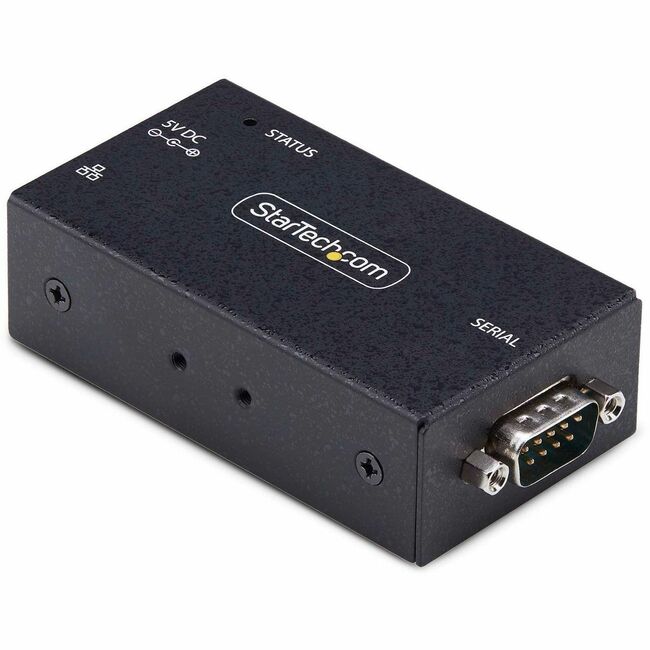 STARTECH 1-PORT SERIAL TO ETHERNET ADAPTER, IP SERIAL DEVICE SERVER FOR RS232 DE