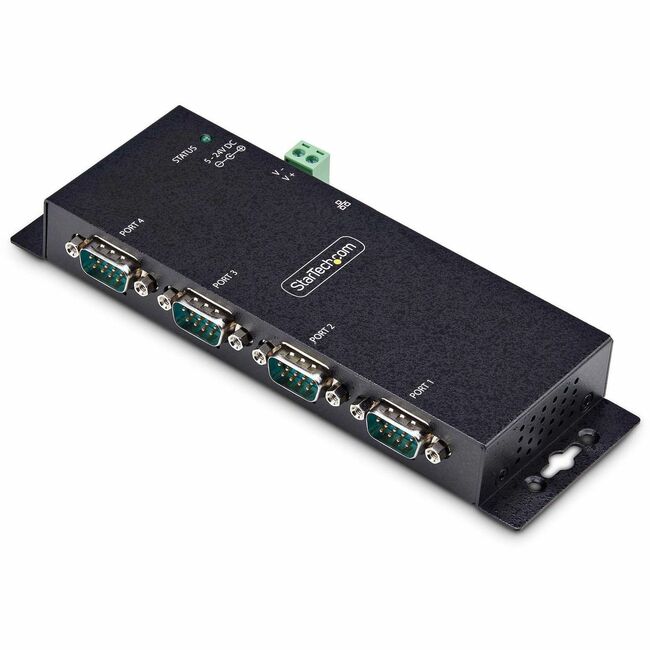 STARTECH 4-PORT SERIAL TO ETHERNET ADAPTER, IP SERIAL DEVICE SERVER FOR RS232 DE