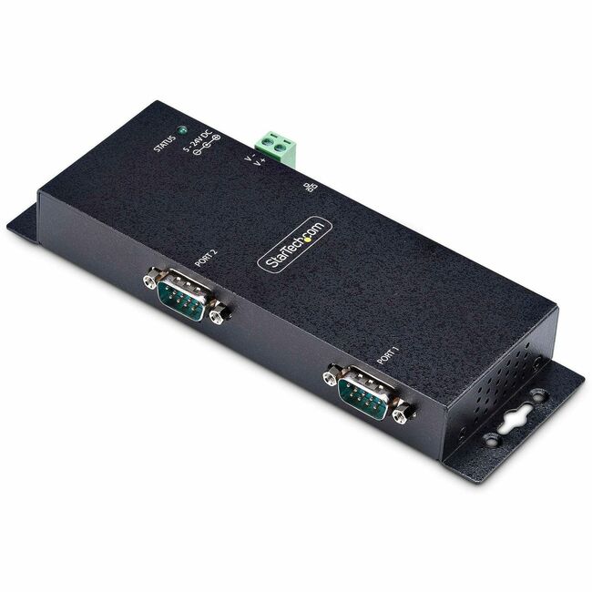 STARTECH 2-PORT SERIAL TO ETHERNET ADAPTER, IP SERIAL DEVICE SERVER FOR RS232 DE