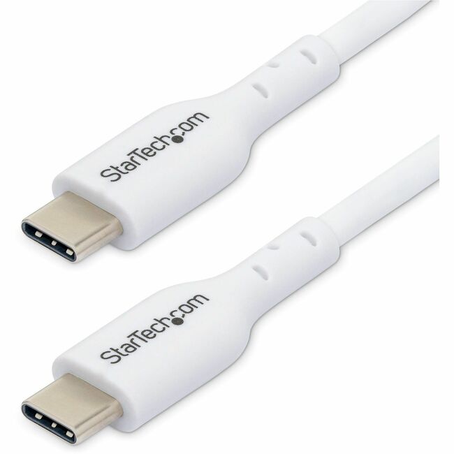 STARTECH 3M 9.8FT WHITE USB-C CHARGING CABLE USB C CABLE USB 2.0 TYPE-C LAPTOP C