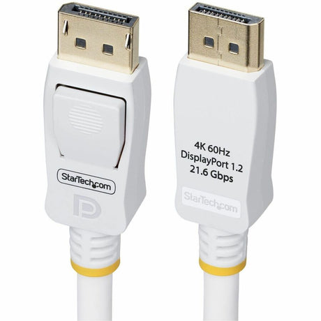 STARTECH 6FT (1.8M) WHITE VESA CERTIFIED DISPLAYPORT 1.2 CABLE, 4K 60HZ, 21.6GBP