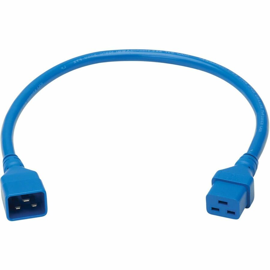 TRIPPLITE TRIPP EXT CORD C20-C19 20A BLUE 2FT